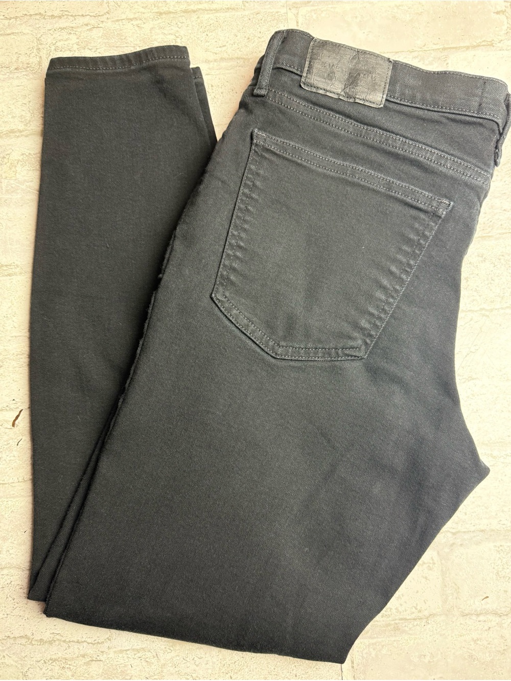 Everlane Jeans Womens 31 Black Mid Rise Skinny Stretch Dark Denim EUC😍